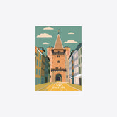 Vintage Basel – Spalentor – Postkarte – A6 – Reana.Design